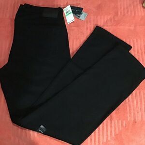 PERRY ELLIS MEN’S STRETCH SLIM-FIT ANYWHERE PANTS BLACK W34 X L32